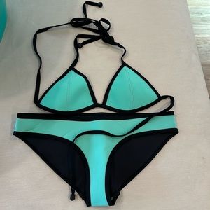 Triangl turquoise swimsuit 2 piece
